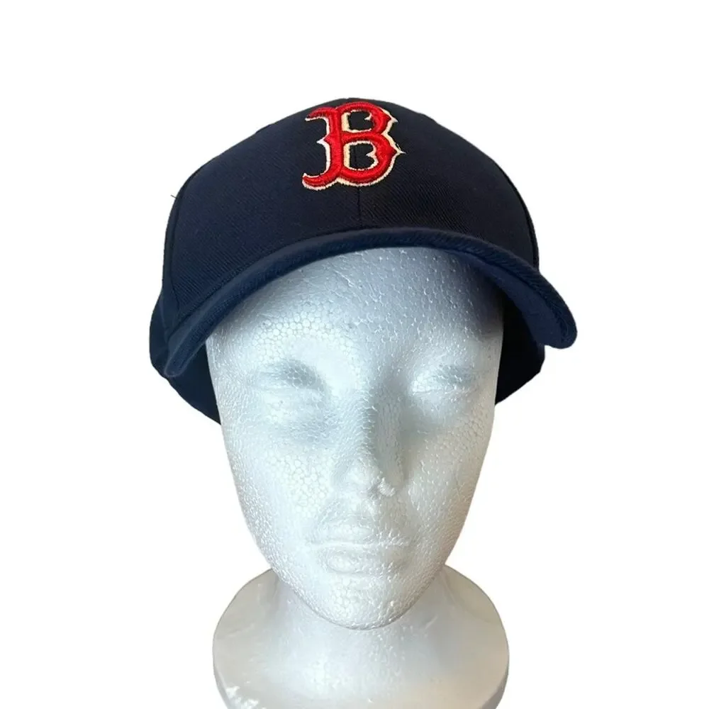 Boston Red Sox MLB Baseball Cap Hat Adjustable Navy Red